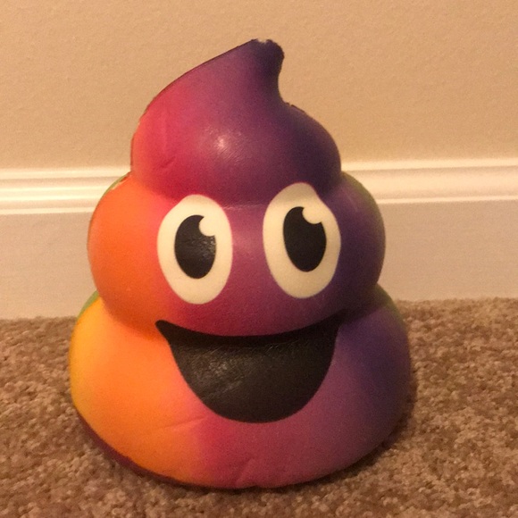 rainbow squishy poop